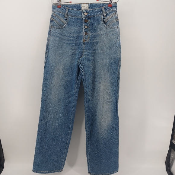 Wrap London Baggy Oversized Boyfriend Jeans Size 4 - Picture 3 of 11